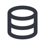 Database 1 SVG Icon